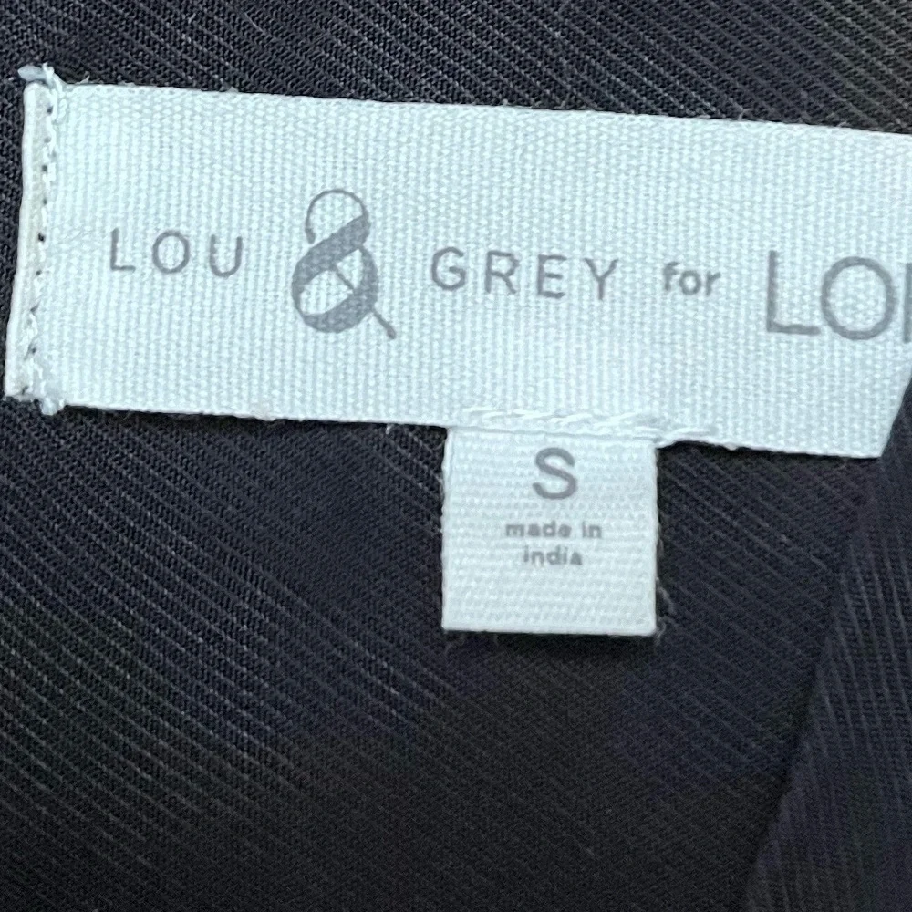 Lou & Grey for LOFT Fluid Twill Twist Front Top Small